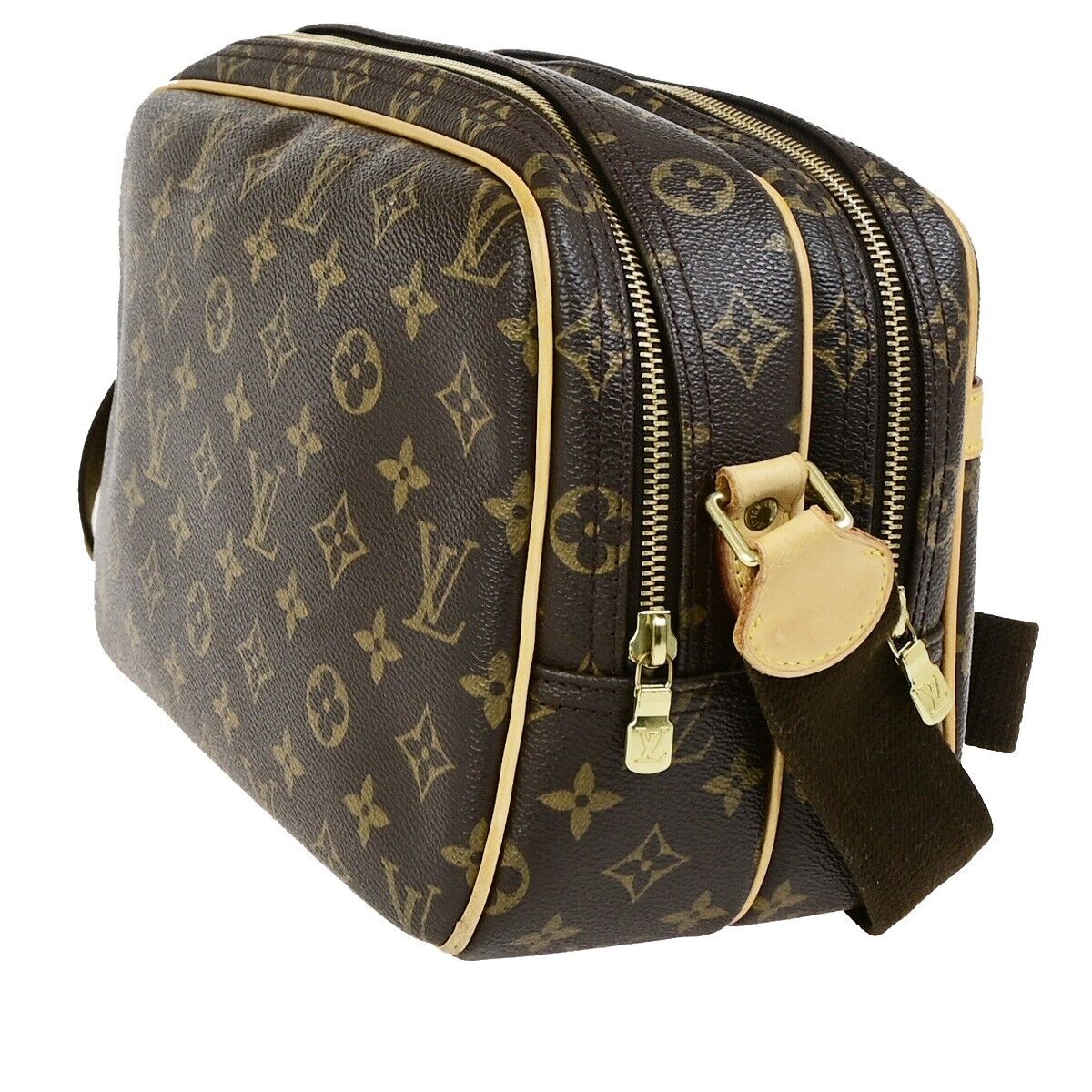 LOUIS VUITTON Reporter PM Crossbody Shoulder Bag Monogram Leather M45254 79ED036