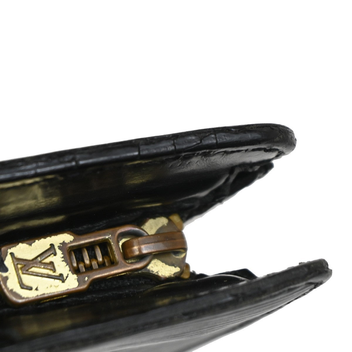 LOUIS VUITTON LV Pochette Homme Clutch Hand Bag Epi Leather Black M52522 02KB801