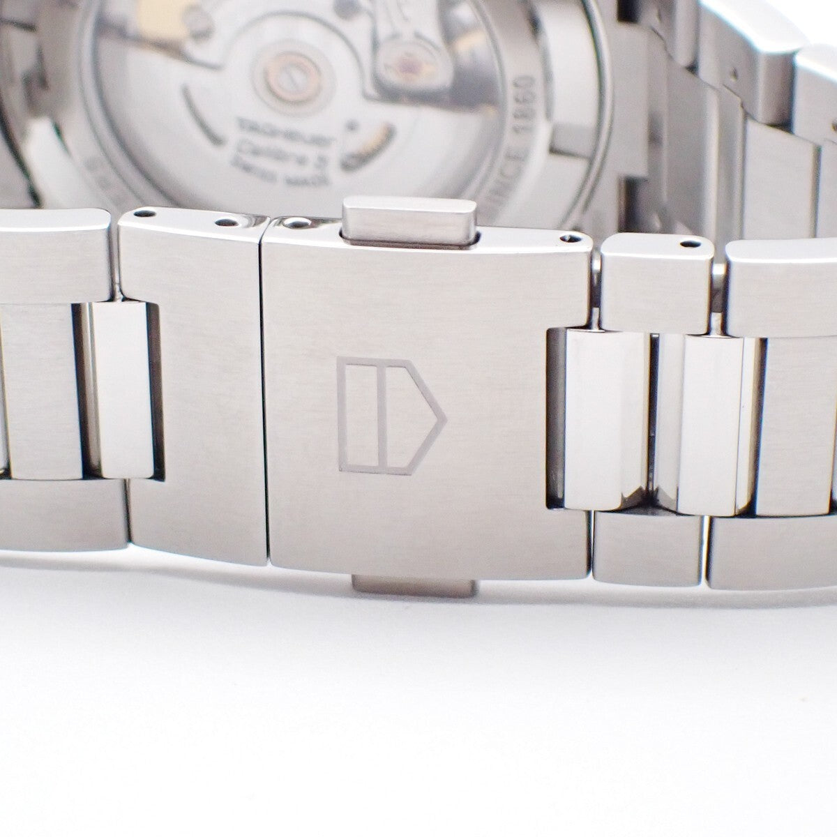 TAG HEUER Carrera Calibre 5 Dayte 39mm WBN2110 Watch Black Dial SS 310LC534