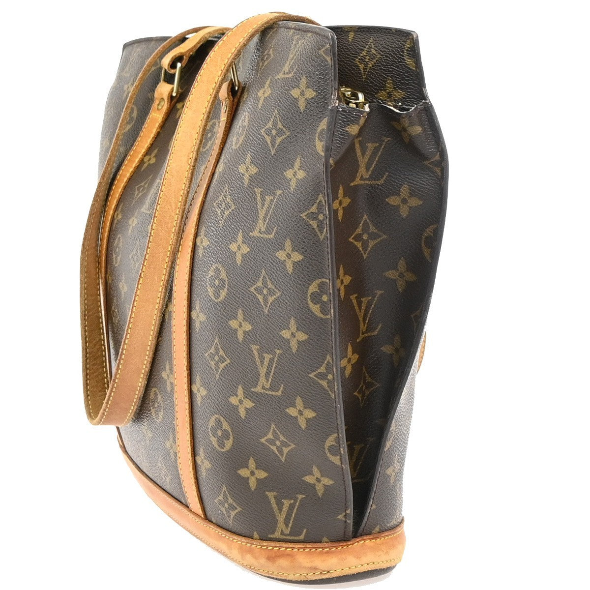 LOUIS VUITTON BABYLONE Shoulder Bag Monogram Leather Brown France M51102 87PA089