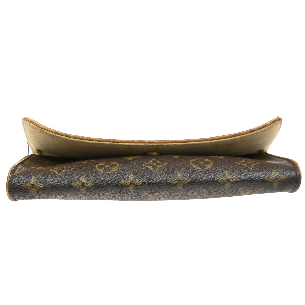 LOUIS VUITTON Pochette Twin GM  Clutch Bag Monogram Brown M51852 01SA038