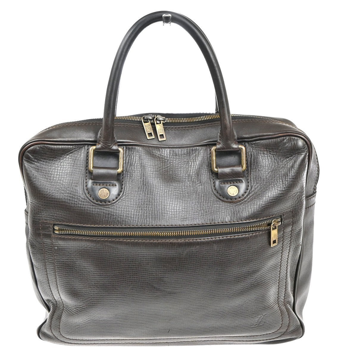 LOUIS VUITTON Utah Yulong Cafe Business Hand Bag Leather M92532 30KC129