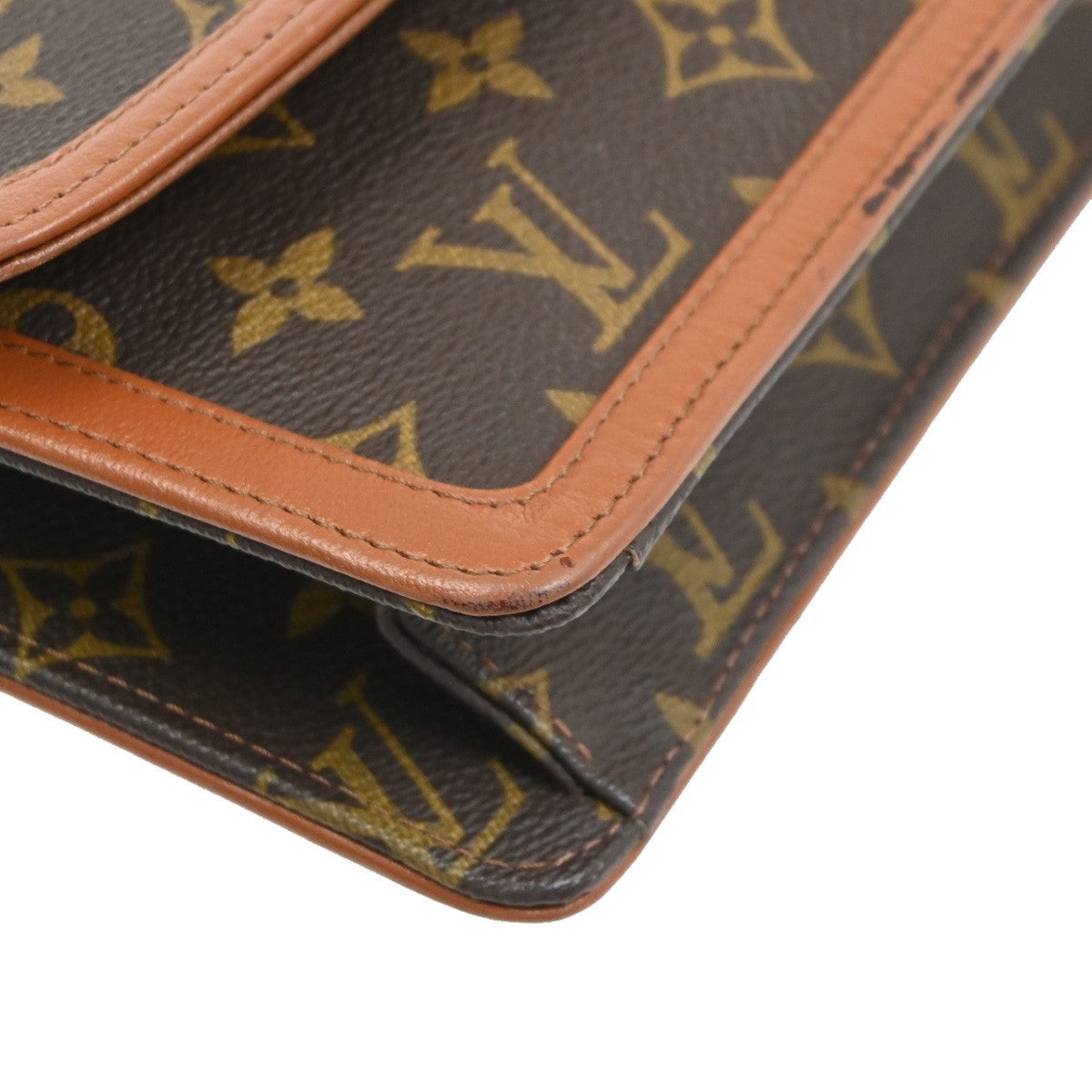LOUIS VUITTON Pochette Dam PM Clutch Hand Bag Monogram Leather BN M51812 05PA047