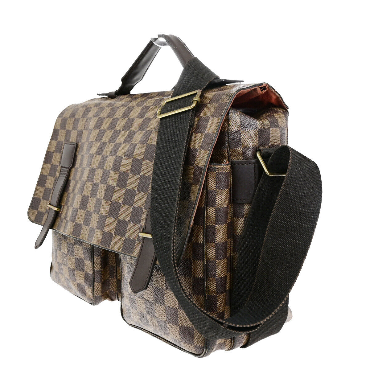 LOUIS VUITTON Broadway Satchel Shoulder Bag Damier Ebene Leather N42270 62YF092