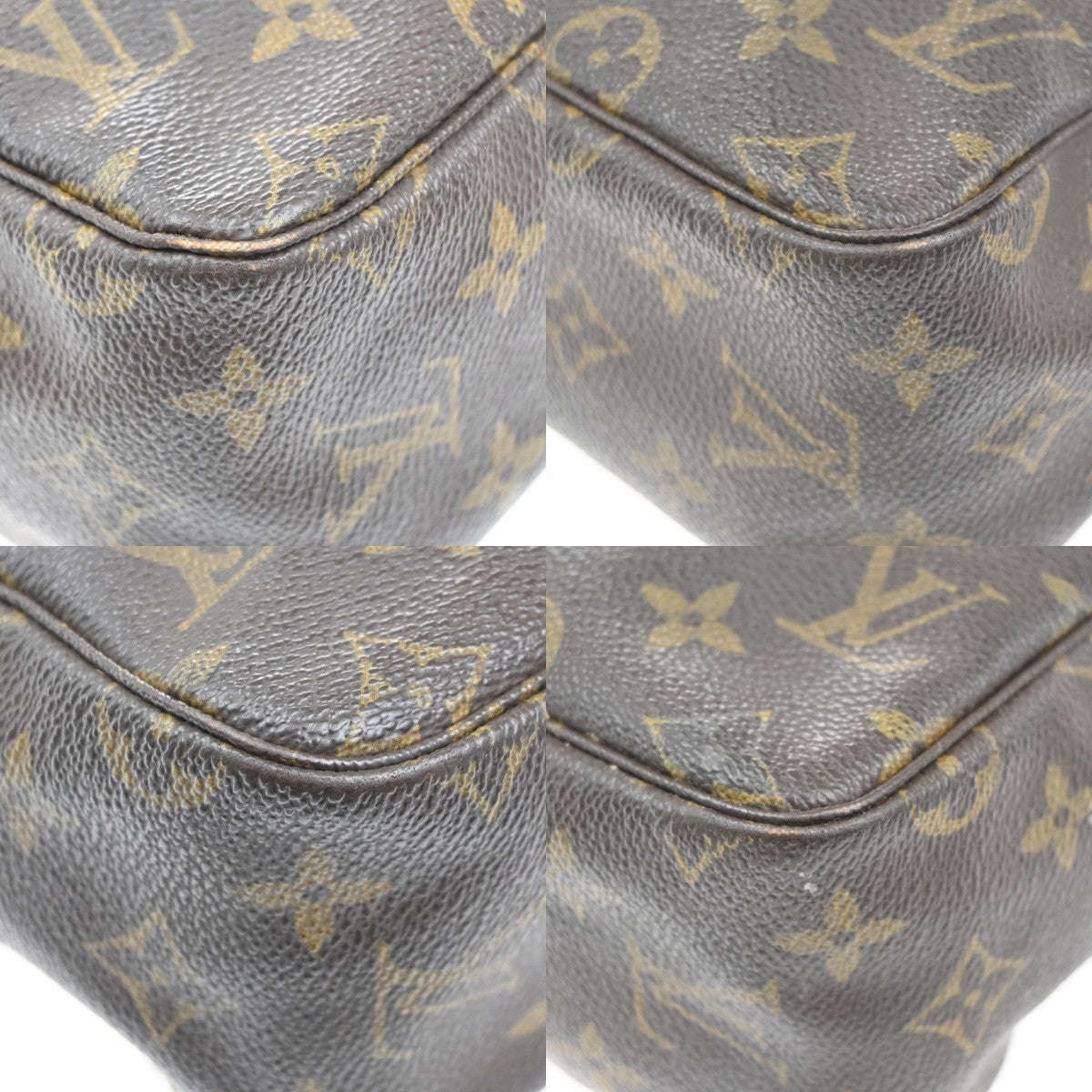 LOUIS VUITTON Trousse Toilette 28 Clutch Hand Bag Monogram Brown M47522 05KC254