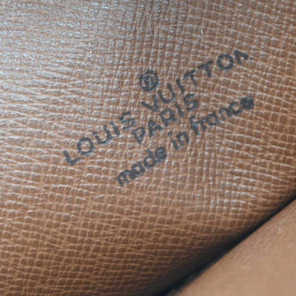 LOUIS VUITTON Danube Shoulder Bag Monogram Leather Brown France M45266 35KP275