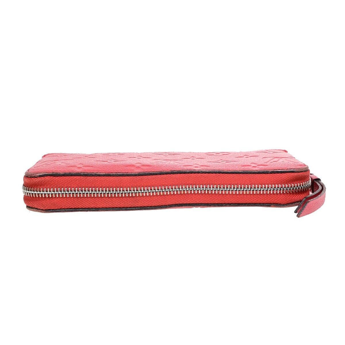 LOUIS VUITTON Long Zippy Wallet Monogram Empreinte Leather Cherry M68571 66EB325