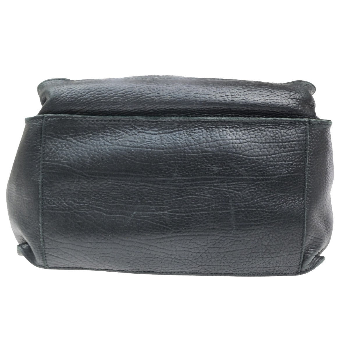 BOTTEGA VENETA Logo Crossbody Shoulder Bag Leather Black Italy 87CB068