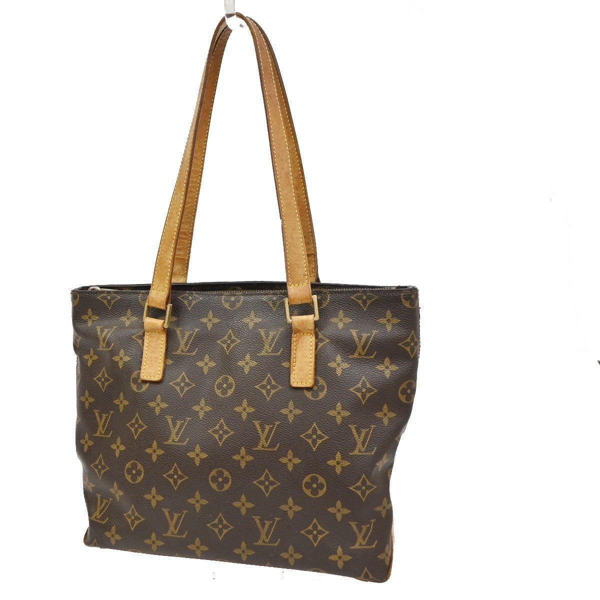 LOUIS VUITTON Cabas Piano Shoulder Bag Monogram Leather Brown M51148 80CA724