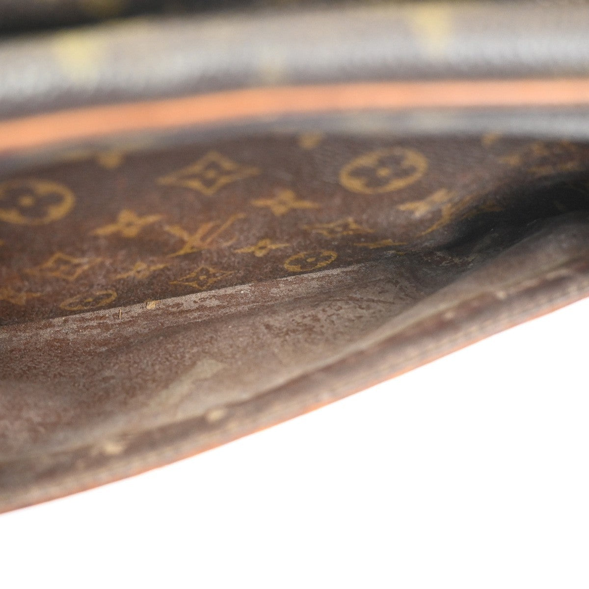 LOUIS VUITTON Compiegne 28 Clutch Hand Bag Monogram Leather Brown M51845 66YH873