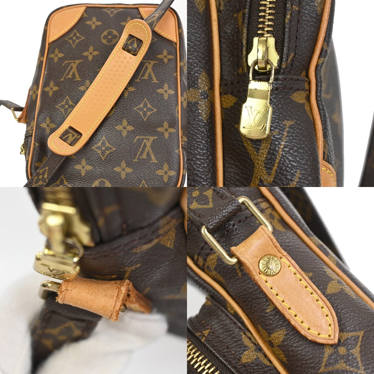 LOUIS VUITTON Amazon Crossbody Shoulder Bag Monogram Leather BN M45236 75KC900