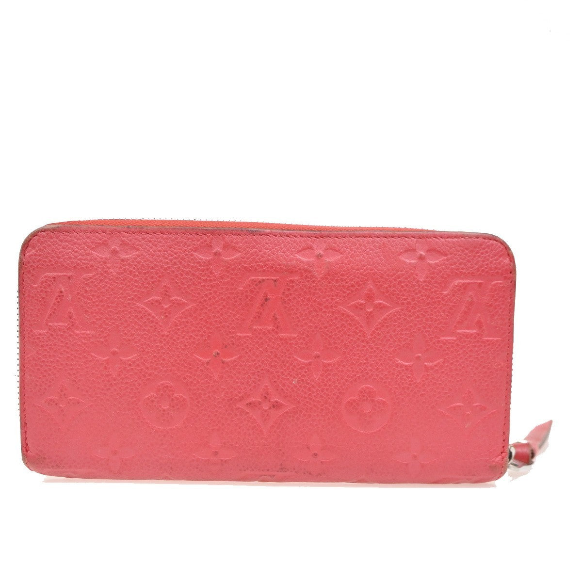 LOUIS VUITTON Zippy Wallet Long Wallet Monogram Empreinte Red M61865 66KC311