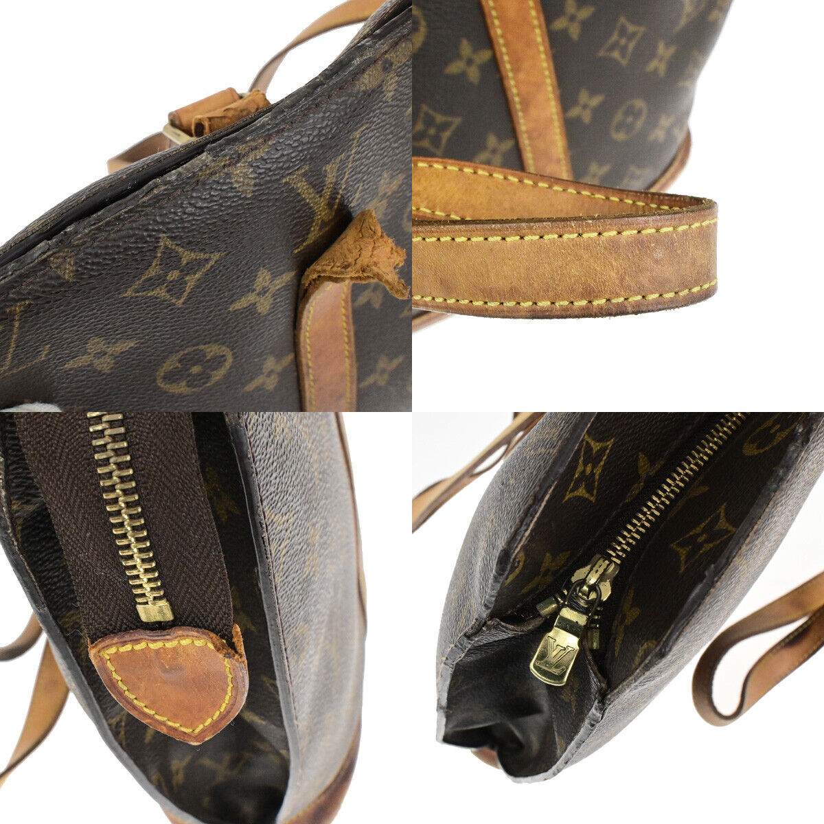 LOUIS VUITTON BABYLONE Shoulder Bag Monogram Leather Brown France M51102 61YG685
