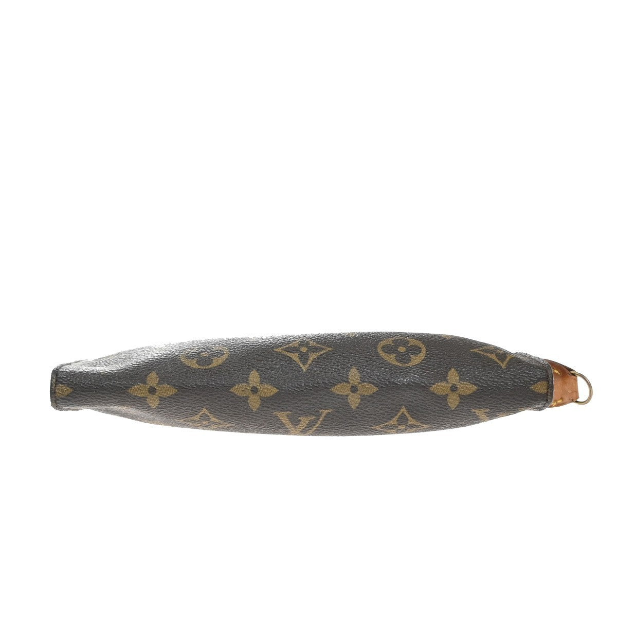 LOUIS VUITTON Logo BUCKET GM Pouch Bag Monogram Leather Brown U.S.A. 04KP001