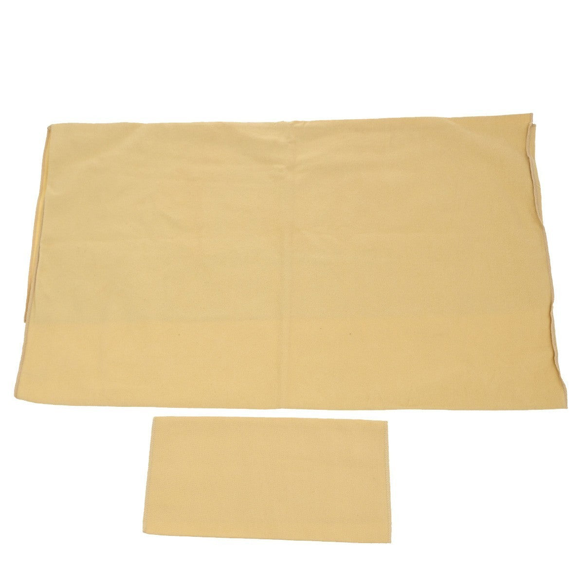 LOUIS VUITTON Logo 10 Set Dust Bag Drawstring Canvas Cotton Beige Brown 03KB838