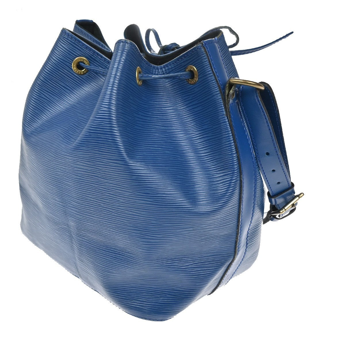 LOUIS VUITTON LV Petit Noe Shoulder Bag Epi Leather Blue France M44105 32CA679