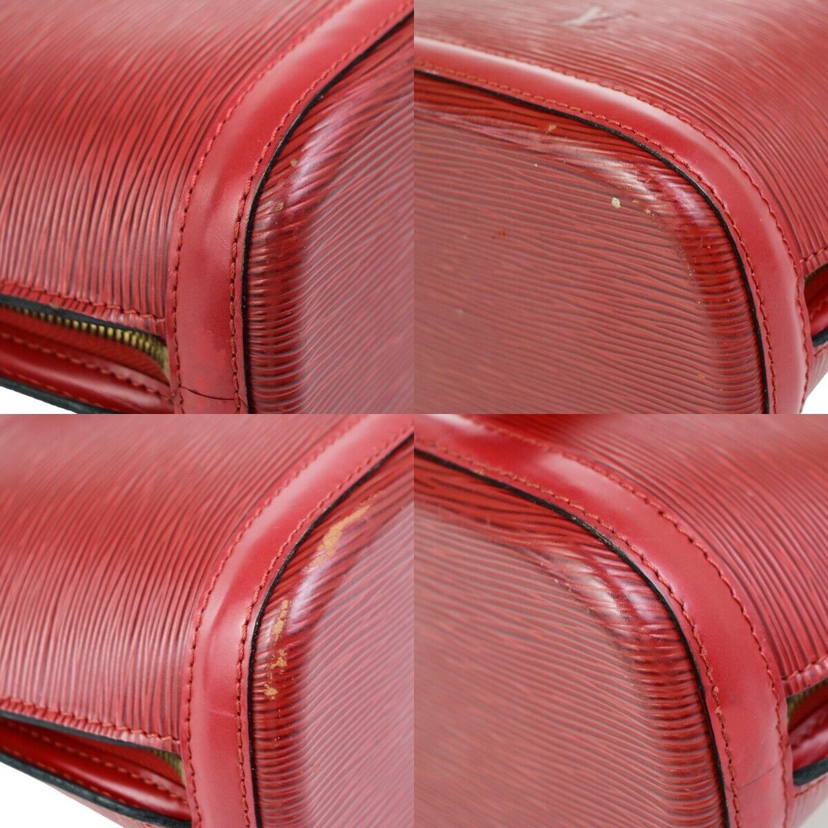 LOUIS VUITTON LV Lussac Shoulder Bag Epi Leather Red France M52287 35EC930
