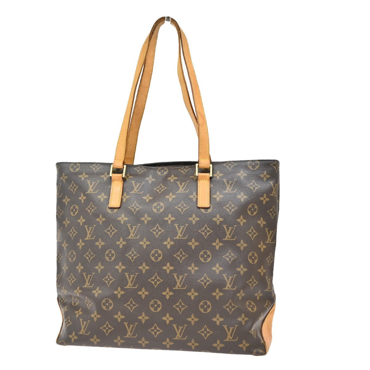 LOUIS VUITTON Cabas Mezzo Shoulder Bag Monogram Leather Brown M51151 82KB425