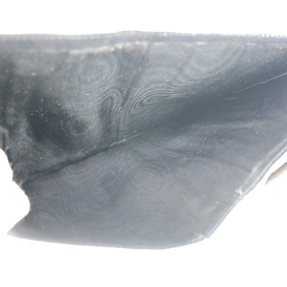 CHANEL CC Logo Long Bifold Wallet Purse Leather Black GHW Vintage 66RJ939