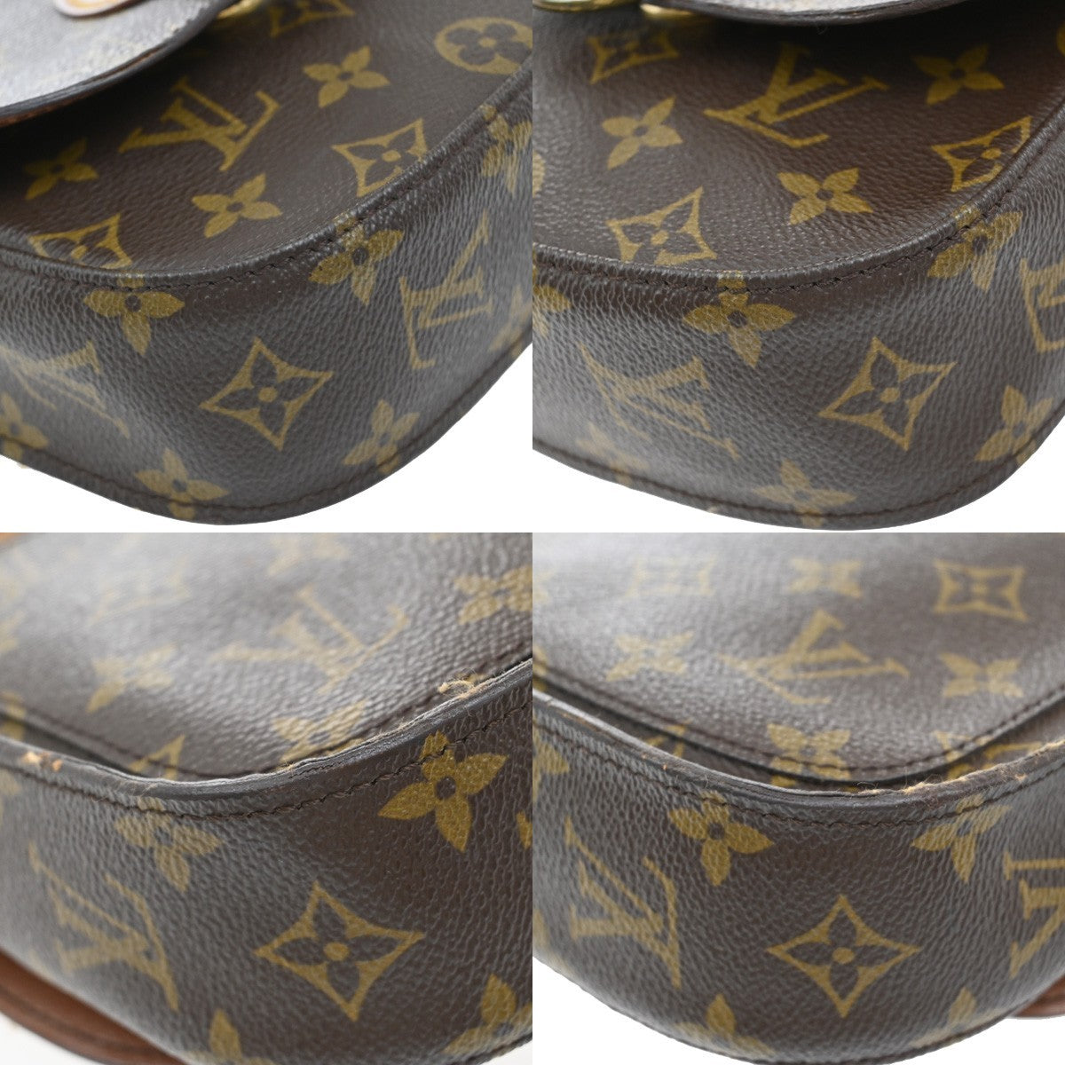LOUIS VUITTON Mini Saint Cloud Shoulder Bag Monogram Leather BN M51244 32KB301