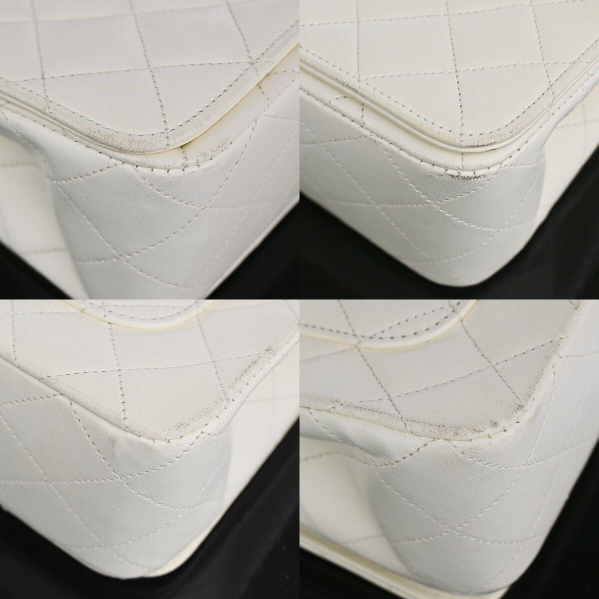 CHANEL CC Matelasse Full Flap Chain Shoulder Bag Leather WE GHW Vintage 617RJ464