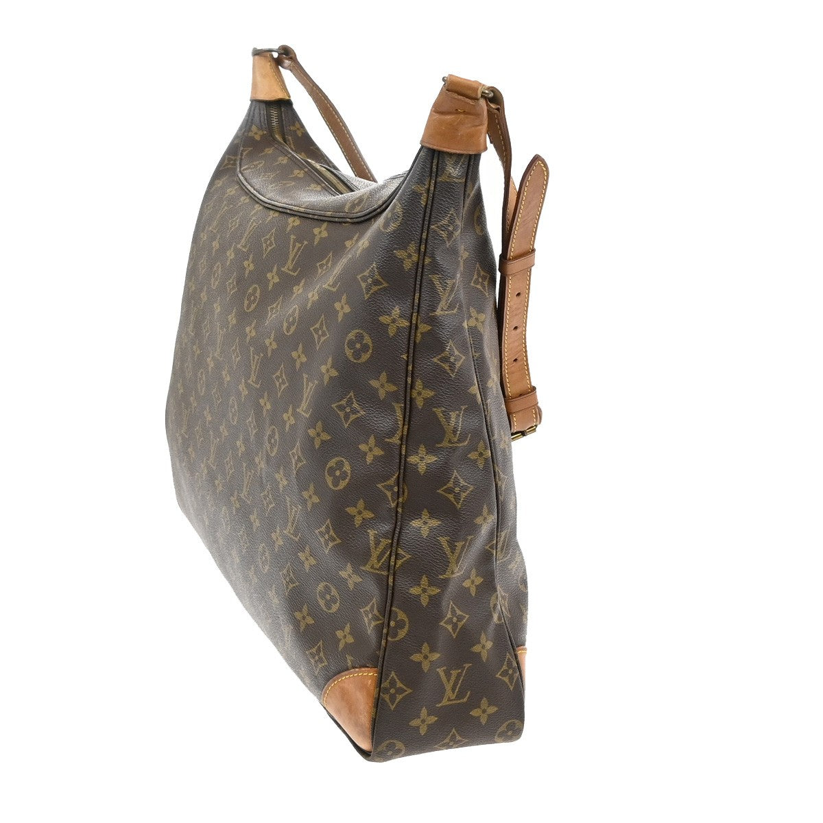 LOUIS VUITTON Promenade Shoulder Bag Monogram Leather Brown M51114 32YH377