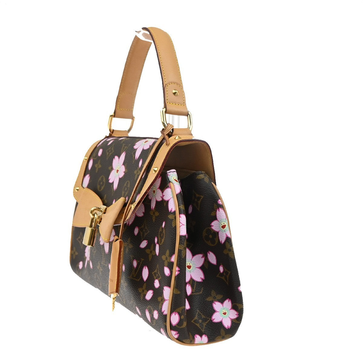 LOUIS VUITTON Sac Retro PM Hand Bag Monogram Cherry Blossom BN M92012 806LC598