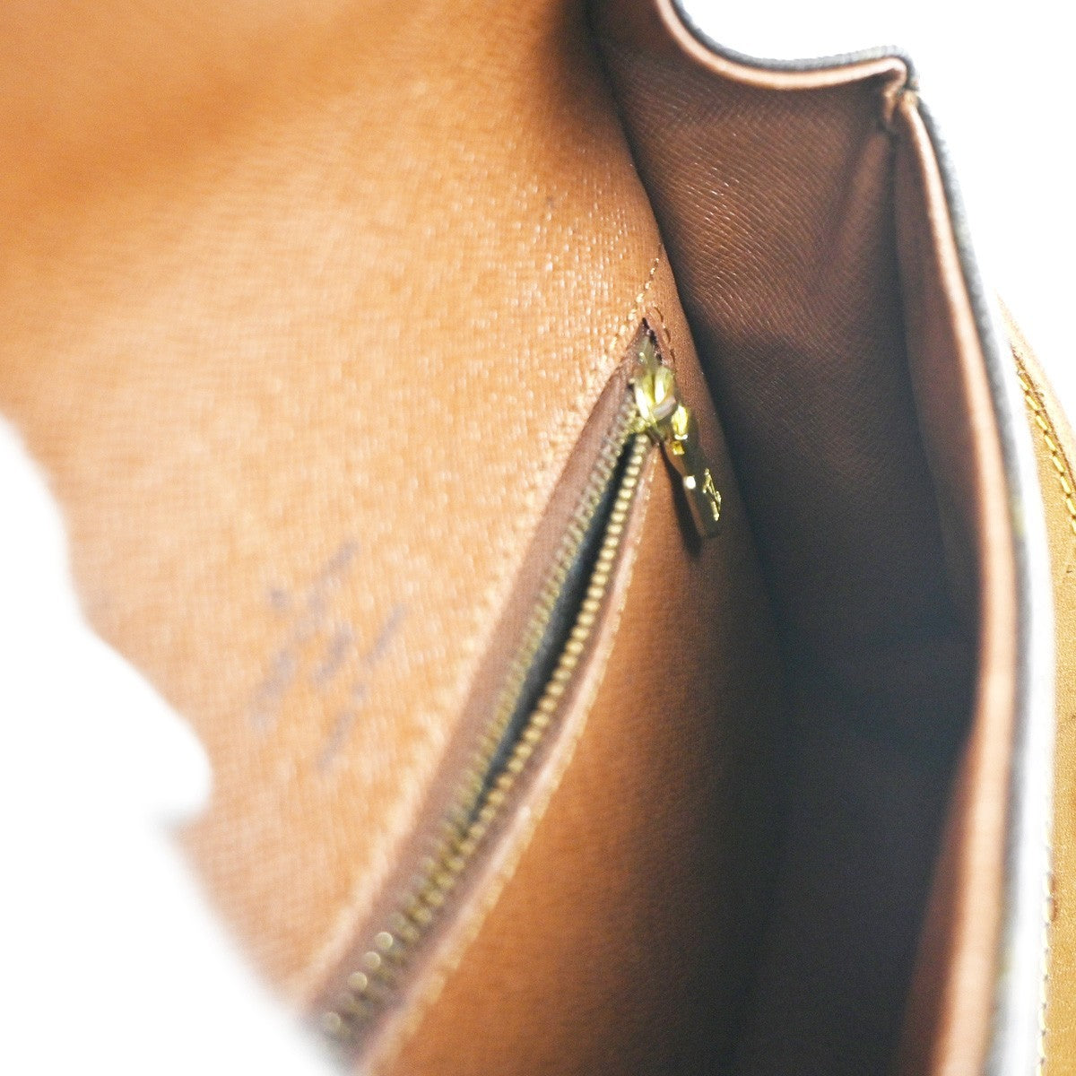 LOUIS VUITTON Saint Cloud MM Shoulder Bag Monogram Leather Brown M51243 31MA461