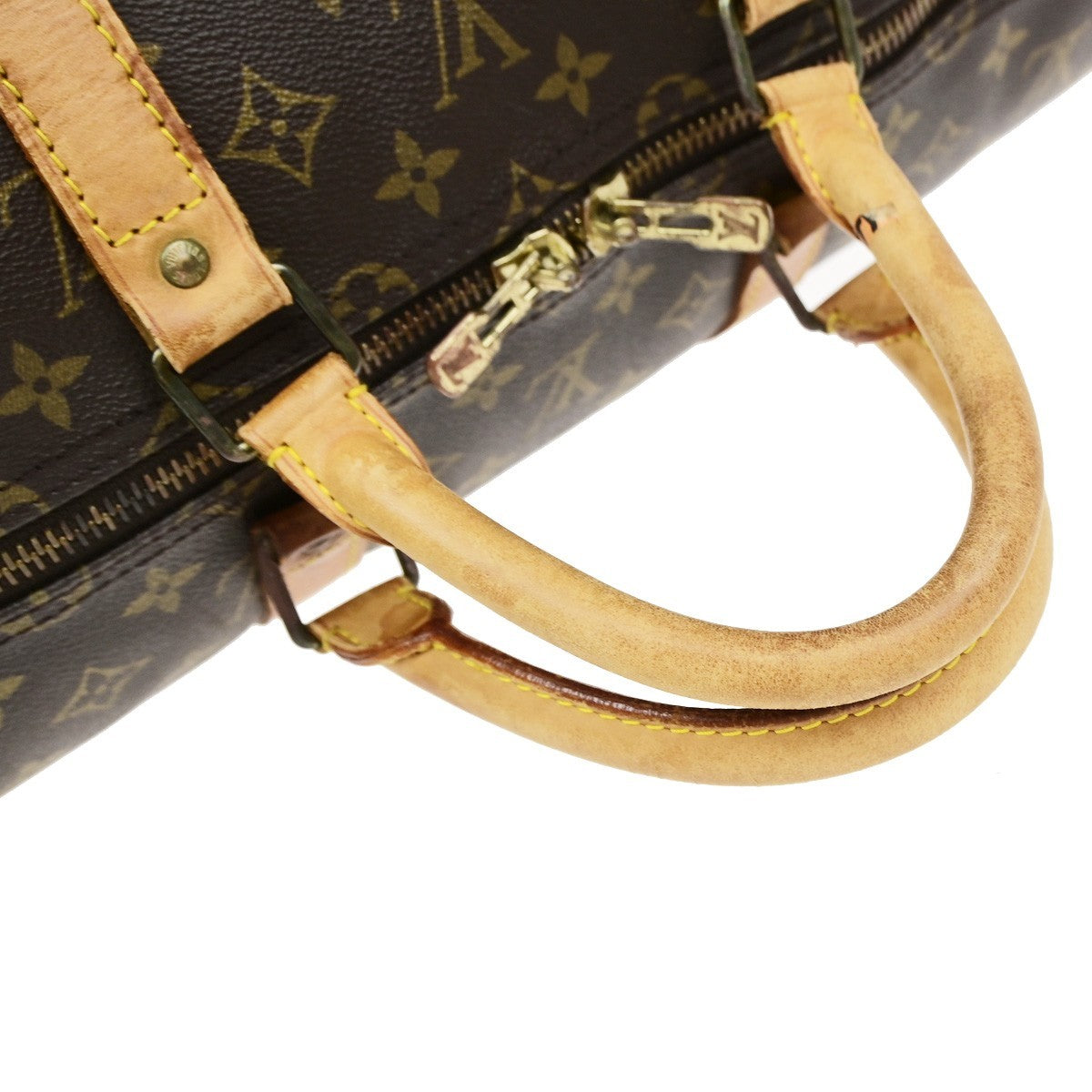 LOUIS VUITTON Keepall Bandouliere 55 2Way Hand Bag Monogram Brown M41414 79MA701