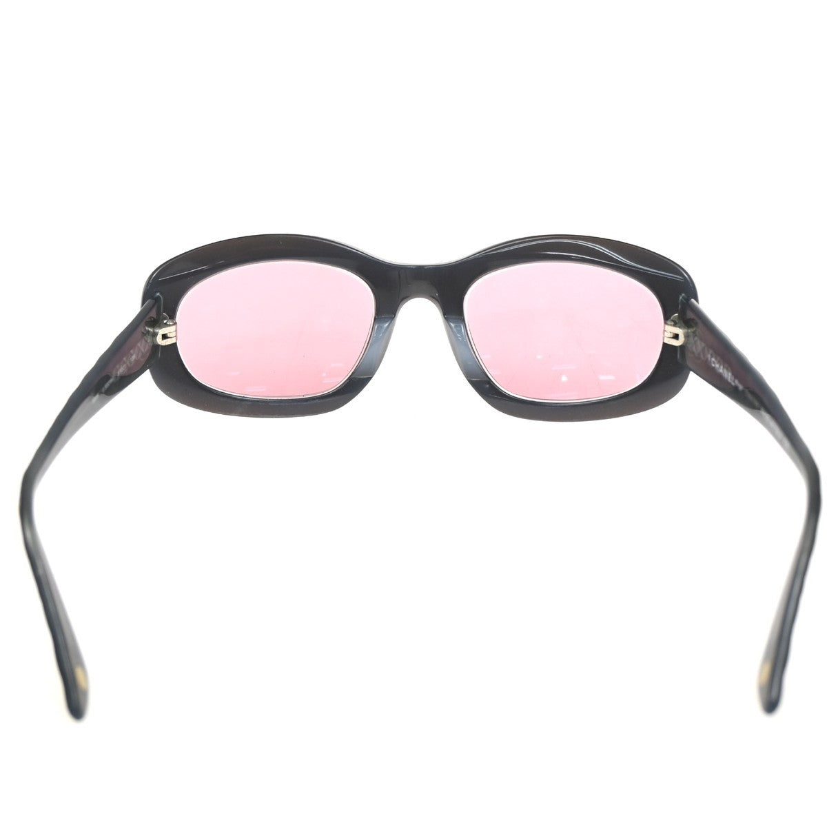 CHANEL CC Logo Sunglasses Eye Wear Plastic Pink Purple Italy 5009 63RL778