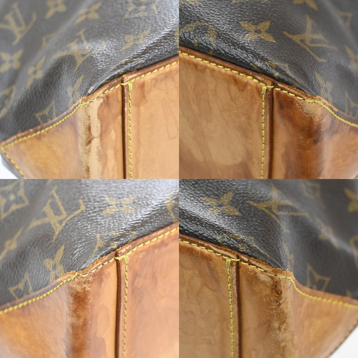 LOUIS VUITTON Cabas Piano Shoulder Bag Monogram Leather Brown M51148 35SA016