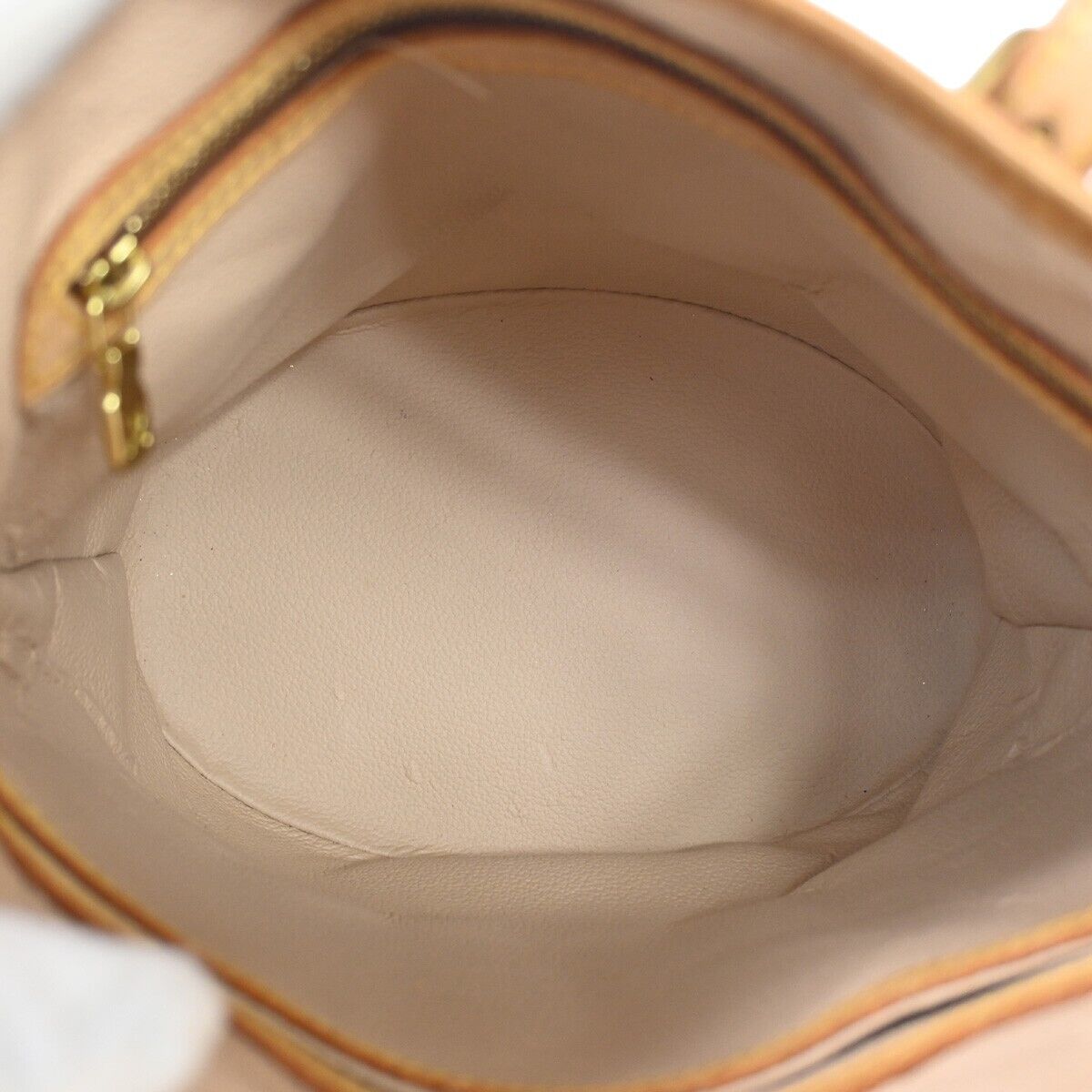 LOUIS VUITTON BUCKET PM Shoulder Tote Bag Monogram Leather Brown M42238 98SH015