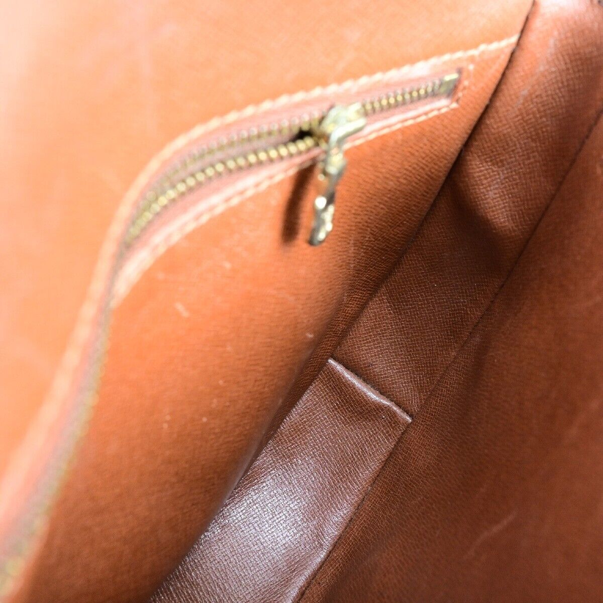 LOUIS VUITTON Chantilly PM Shoulder Bag Monogram Leather Brown M51234 35EC956
