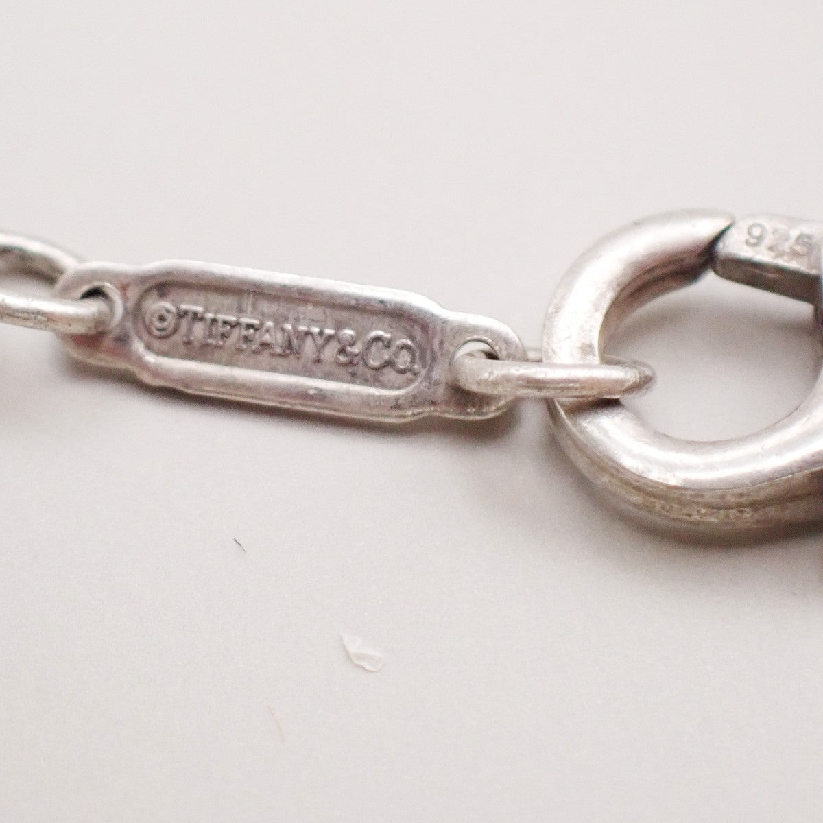 Tiffany & Co. Logo Chain Necklace Ag 925 Silver 01TA462