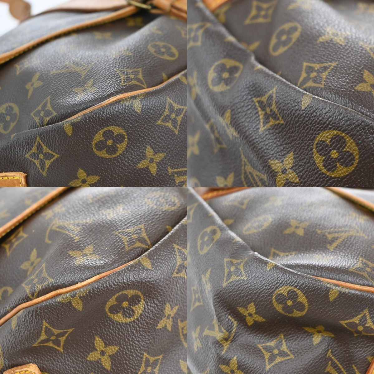 LOUIS VUITTON Saumur 35 Shoulder Bag Monogram Leather BN France M42254 82EG372