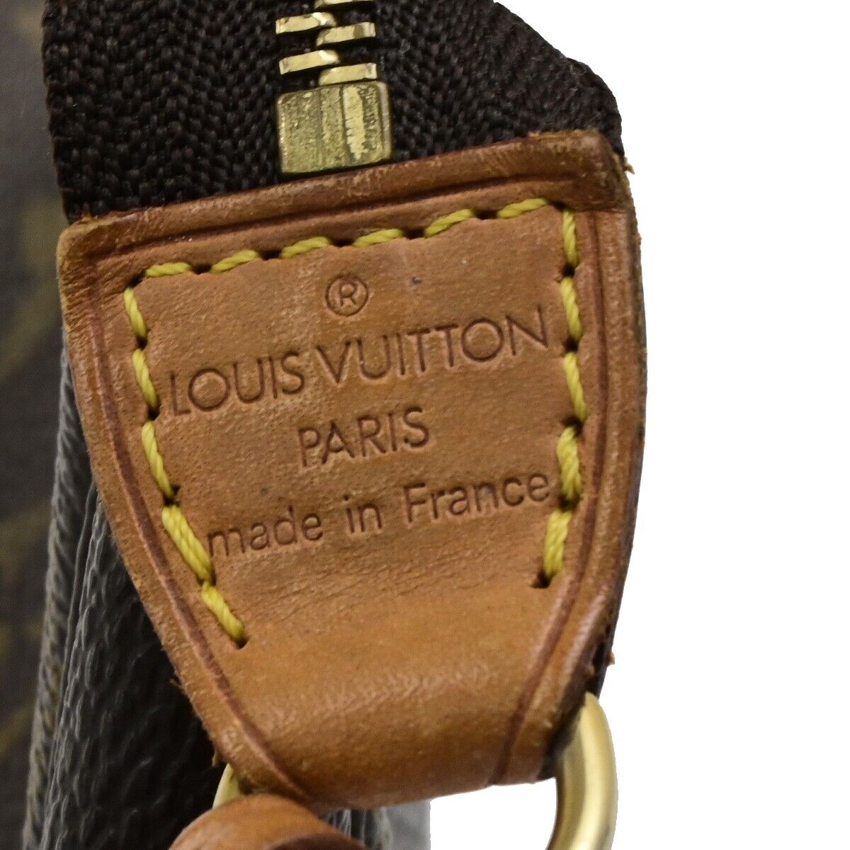 LOUIS VUITTON Pochette Accessoires Hand Bag Monogram Leather BN M51980 18KA532