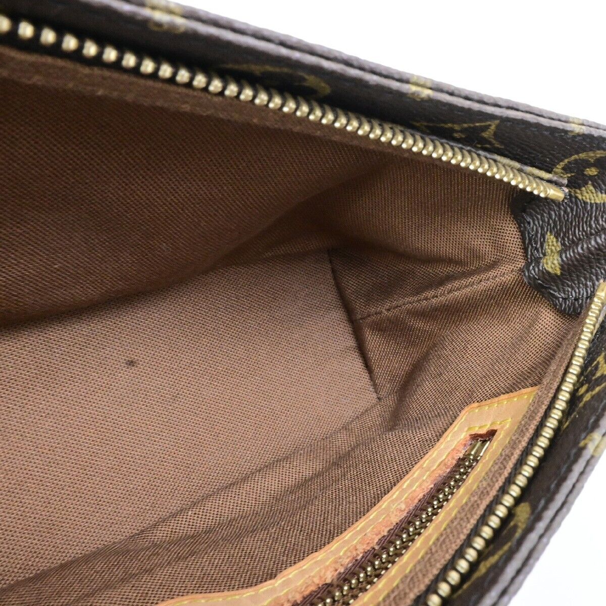 LOUIS VUITTON Logo Trotteur Shoulder Bag Monogram Leather Brown M51240 89ED501