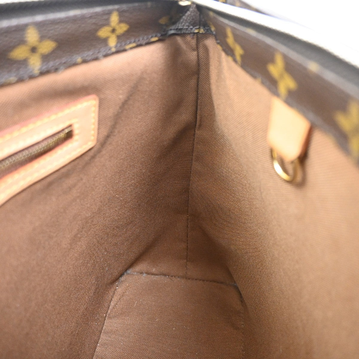 LOUIS VUITTON Cabas Piano Shoulder Bag Monogram Leather Brown M51148 97YJ064