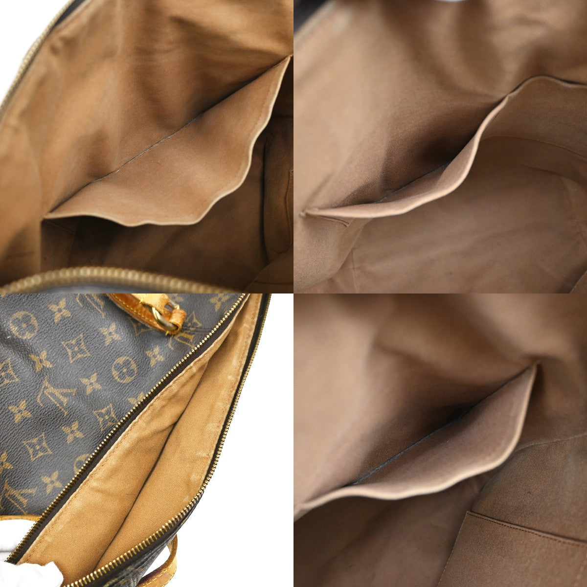 LOUIS VUITTON Logo Totally MM Shoulder Bag Monogram Leather Brown M56689 67YH190