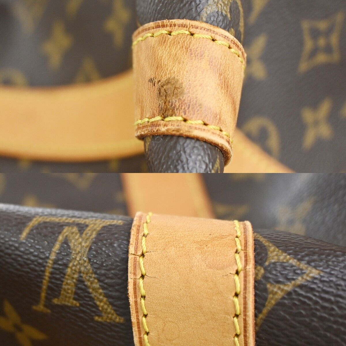 LOUIS VUITTON Keepall 50 Travel Hand Bag Monogram Leather Brown M41426 72YG737