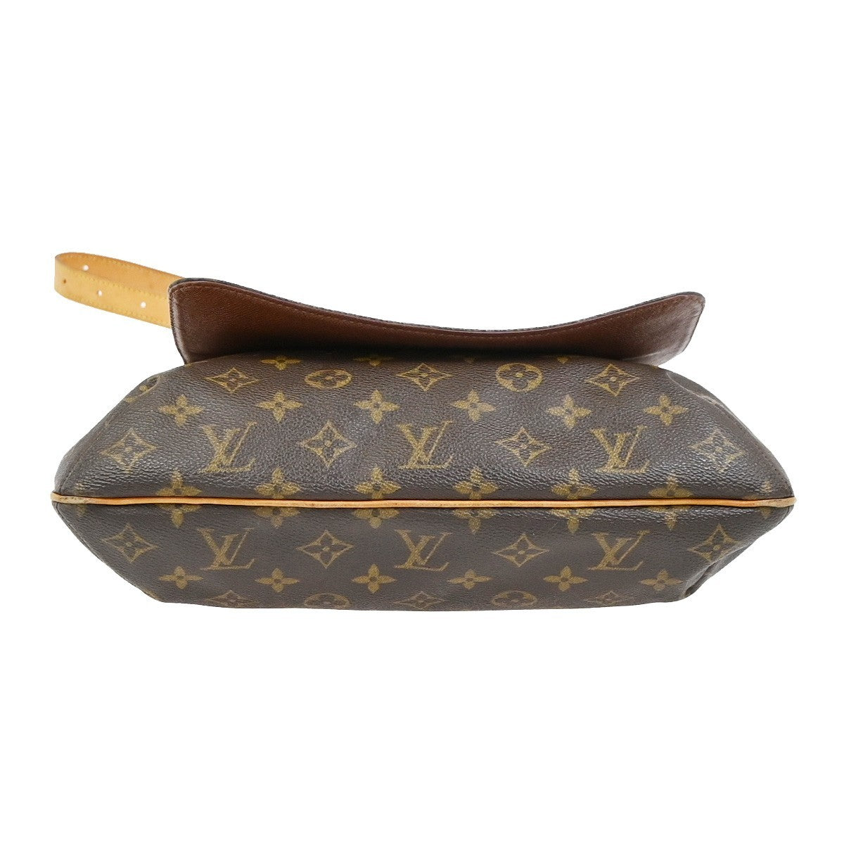 LOUIS VUITTON Musette Shoulder Bag Monogram Leather Brown France M51256 72YJ068