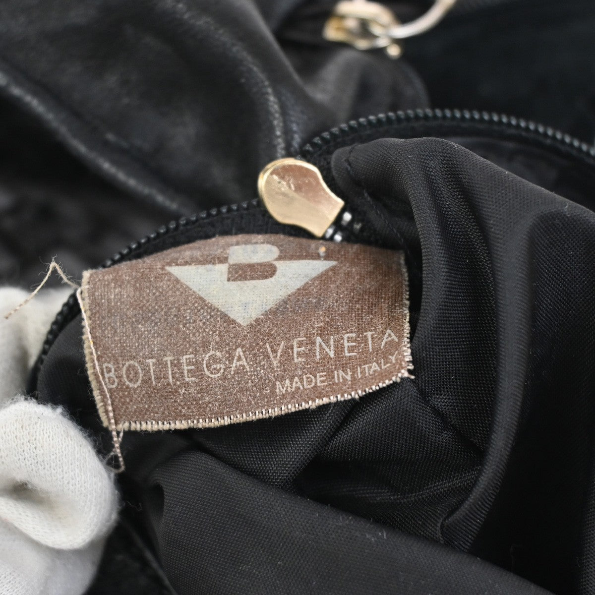 BOTTEGA VENETA Intrecciato Shoulder Crossbosy Bag Leather Black Italy 21ZA288