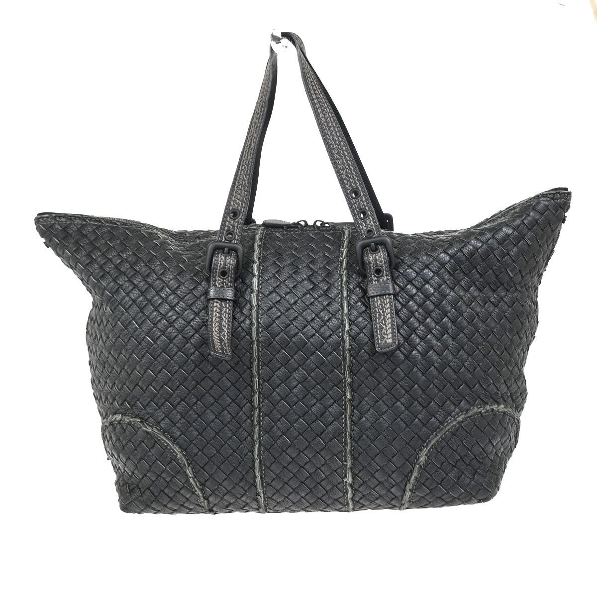BOTTEGA VENETA Logo Intrecciato Shoulder Bag Vivo Cervo Leather Italy 46YJ055