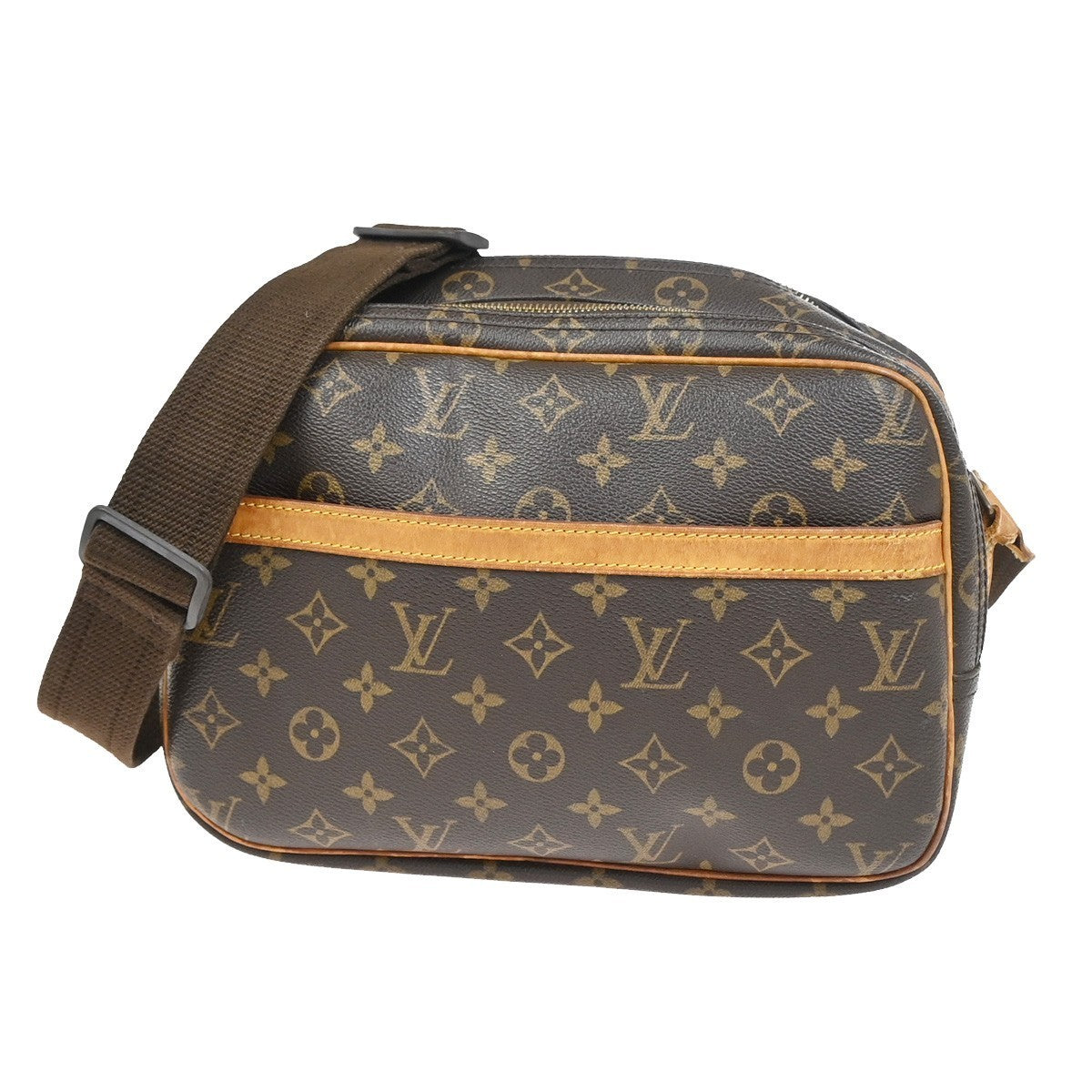 LOUIS VUITTON Reporter PM Crossbody Shoulder Bag Monogram Leather M45254 80KC892