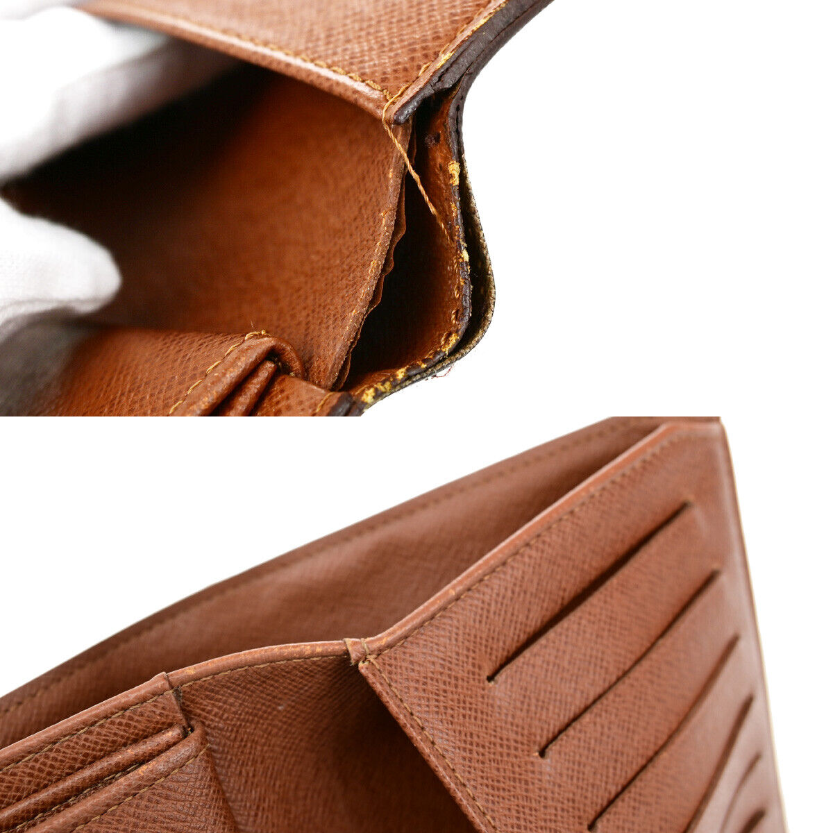 LOUIS VUITTON Porte Tresor Etui Papier Trifold Wallet Monogram BN M61202 67YE663