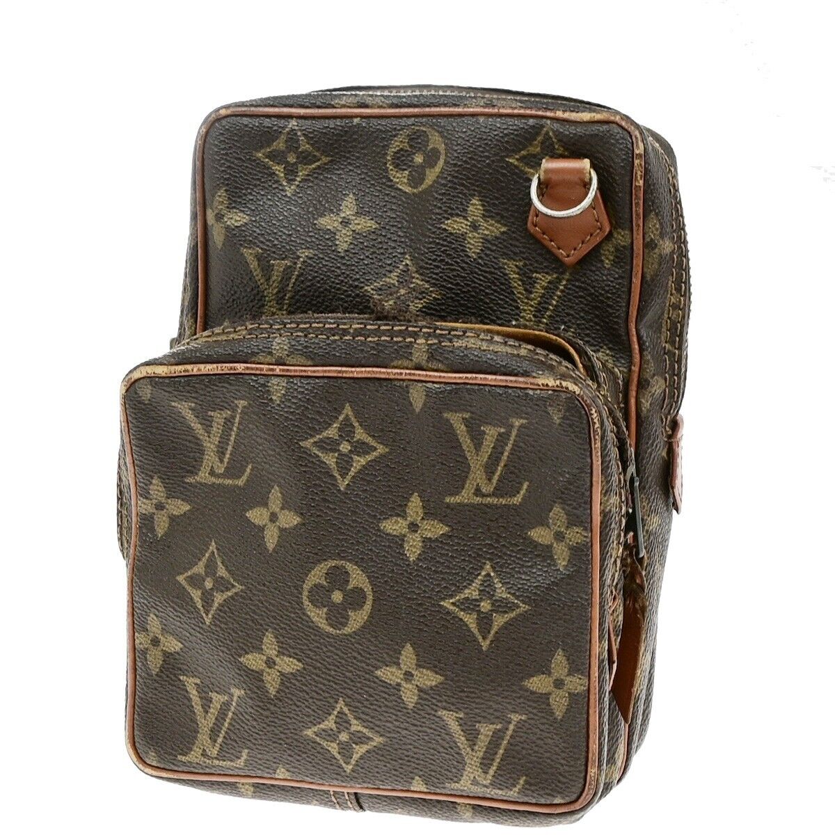 LOUIS VUITTON Mini Amazon Shoulder Bag Monogram Leather Brown M45238 09EE016