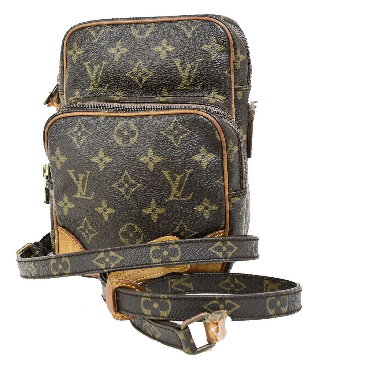 LOUIS VUITTON Amazon Crossbody Shoulder Bag Monogram Leather BN M45236 60ED004