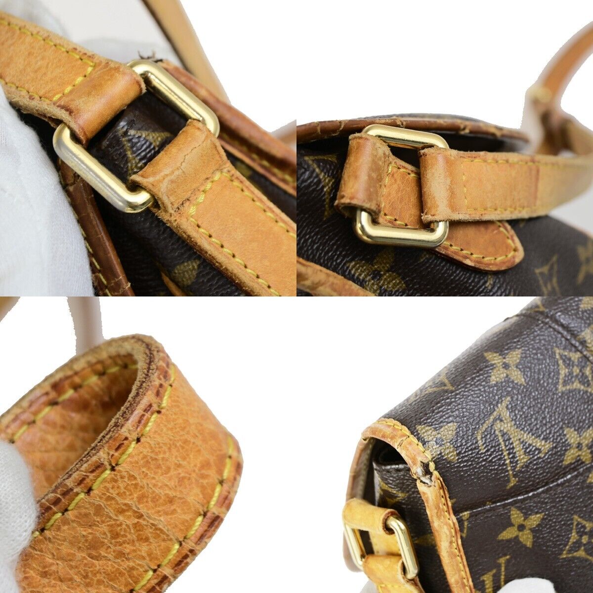 LOUIS VUITTON Menilmontant PM Shoulder Bag Monogram Leather BN M40474 61EC884