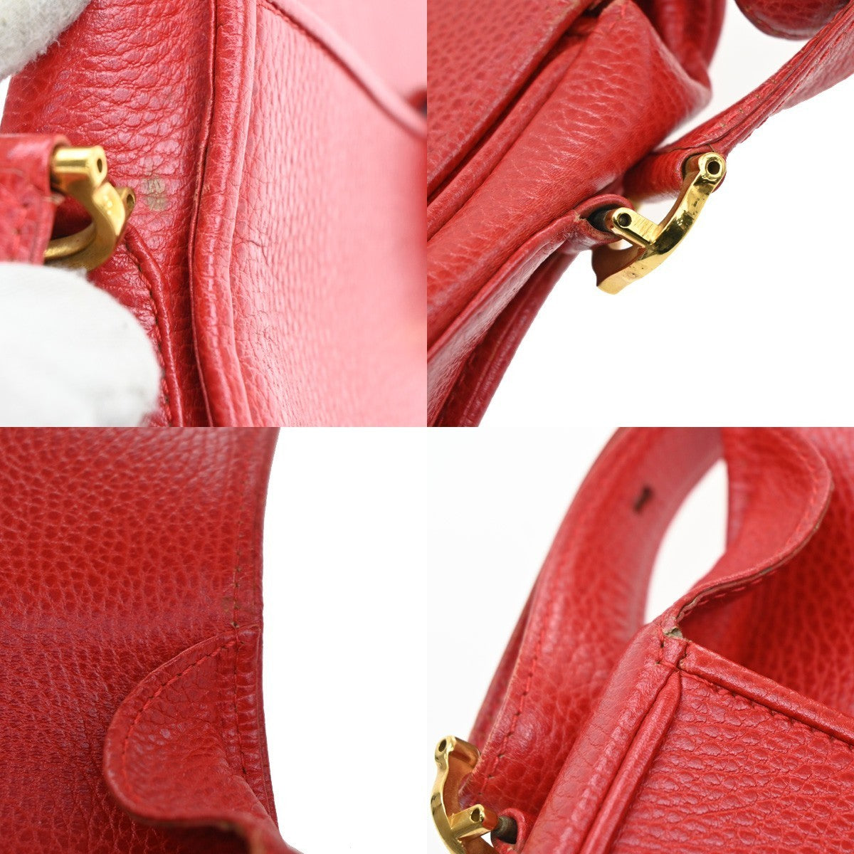 Cartier Must Line Flap Shoulder Crossbody Bag Leather Red GHW Italy 35MA116