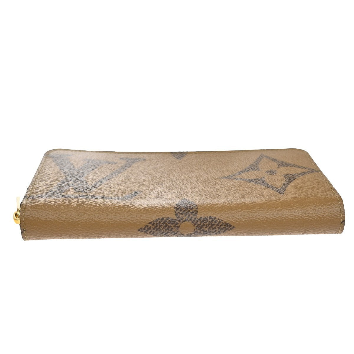 LOUIS VUITTON Zippy Wallet Monogram Giant Reverse Leather Brown M69353 93RF818